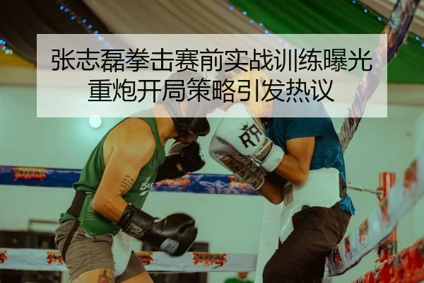 张志磊拳击赛前实战训练曝光 重炮开局策略引发热议